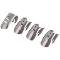 thumbnail image 4 of Stainless Steel Finger Guard, 4 Pcs/Set Finger Protector for Cutting Food, Stainless Steel Safe Slice Finger Guard Cooking Tool, Finger Guards for Safe to Slice Vegetables Fruit, 4 of 8