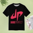 thumbnail image 6 of Dude Perfect T-Shirts for Women, Fasion Oversize Short Sleeve Shirts, Casual 3D Print Tee, S-6XL, 6 of 9