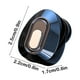 thumbnail image 3 of Auricular Bluetooth, auricular inalámbrico intraaural de una sola oreja con Bluetooth 5.2, miniauriculares manos libres con micrófono con cancelación de ruido, 6 horas de conversación, ligero para co, 3 of 6