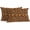 Brown Black, variant on Lumbar Pillow Covers 20x12 Inch Set of 2, Black Orange Waterproof Outdoor Pillow Covers, Vintage Abstract Tiger Stripes Fur Patterned Decorative Cushion Pillowcases for Couch, Sofa, Bed, Patio