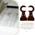 thumbnail image 2 of 2 soportes para barras de cortina, soporte de pared para barra de cortina., 2 of 8