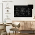 thumbnail image 4 of Elephant Stock Aircraft Blueprint Wall Art - Horizontal Canvas Wall Art - Living Room Wall Decor - Patent Canvas - Black And White Decor - 12" x 8", 4 of 4