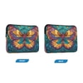 thumbnail image 2 of Laptop Bag Laptop Sleeves Laptop Case Laptop Protective Case Stained Glass Butterfly, 2 of 7