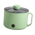 thumbnail image 3 of Multifunctional Electric Cooking Pot Small Mini Electric Cooker Rapid Noodle Cooker for Student Dormitories Personal Use CN 220V Mint Green, 3 of 5