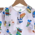 thumbnail image 5 of KPOPLK Kids Girls Pajamas 1T 2T 3T 4T 5T Cotton Long Sleeve Crewneck Sleepwear Toddler Girls Pjs Sets(3-4 Years,Light Blue), 5 of 5