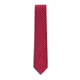 thumbnail image 2 of Corbata Tommy Hilfiger Core Neat II para hombre tejida en seda roja, 2 of 4