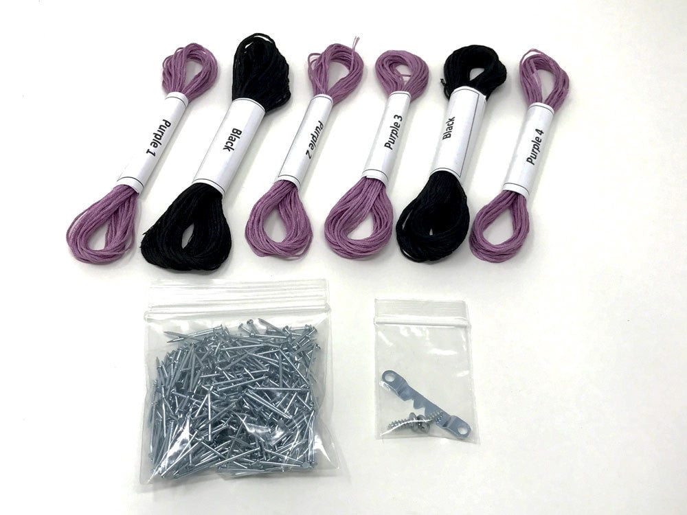 Purple Butterfly String Art Kit