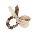 thumbnail image 4 of Unique Bargains 1 Pc Bohemian Bow Scrunchies for Home Beige Brown, 4 of 5