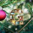 thumbnail image 6 of Zenithome 26-Piece Acrylic Christmas Tree Ornaments Set, Personalized Letter Hanging Decor with Holiday Designs for Home Office Party Xmas Decorations, 6 of 6