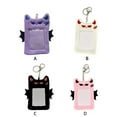 thumbnail image 2 of Sonducket Funda protectora para tarjetero coreano, funda para tarjeta estilo Ángel diablo de felpa, soporte para sesión fotográfica Kpop de 3 Ropa, zapatos y accesorios Miscelánea blanco, 2 of 6