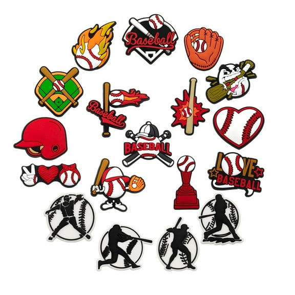 Shoe Charms Cute Football Cartoon Cute Shoe Ornaments - Shoe Decoration Charms for Holiday Gifts for Boys and Girls - PVC Waterproof Plastic