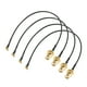 thumbnail image 1 of Cable coaxial RF1.37 MMCX macho en ángulo recto a RP-SMA hembra, antena pigtail, conector coaxial, 8 pulgadas, 4 piezas, 1 of 3