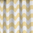 thumbnail image 3 of Eclipse Thermaback Blackout Wavy Chevron Rod Pocket Single Curtain Panel, Yellow, 42x63, 3 of 3
