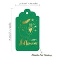 thumbnail image 5 of Inkdotpot Gold Foil Paper Hang Tags Happy Halloween Halloween Favor Tags 100 Pack, 5 of 6