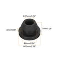 thumbnail image 2 of 10Pcs Snap Rubber Grommet Plug Mount Dia 6mm ID 3.5mm Seal Anti-Scratch for Electrical Box Cable Black, 2 of 6