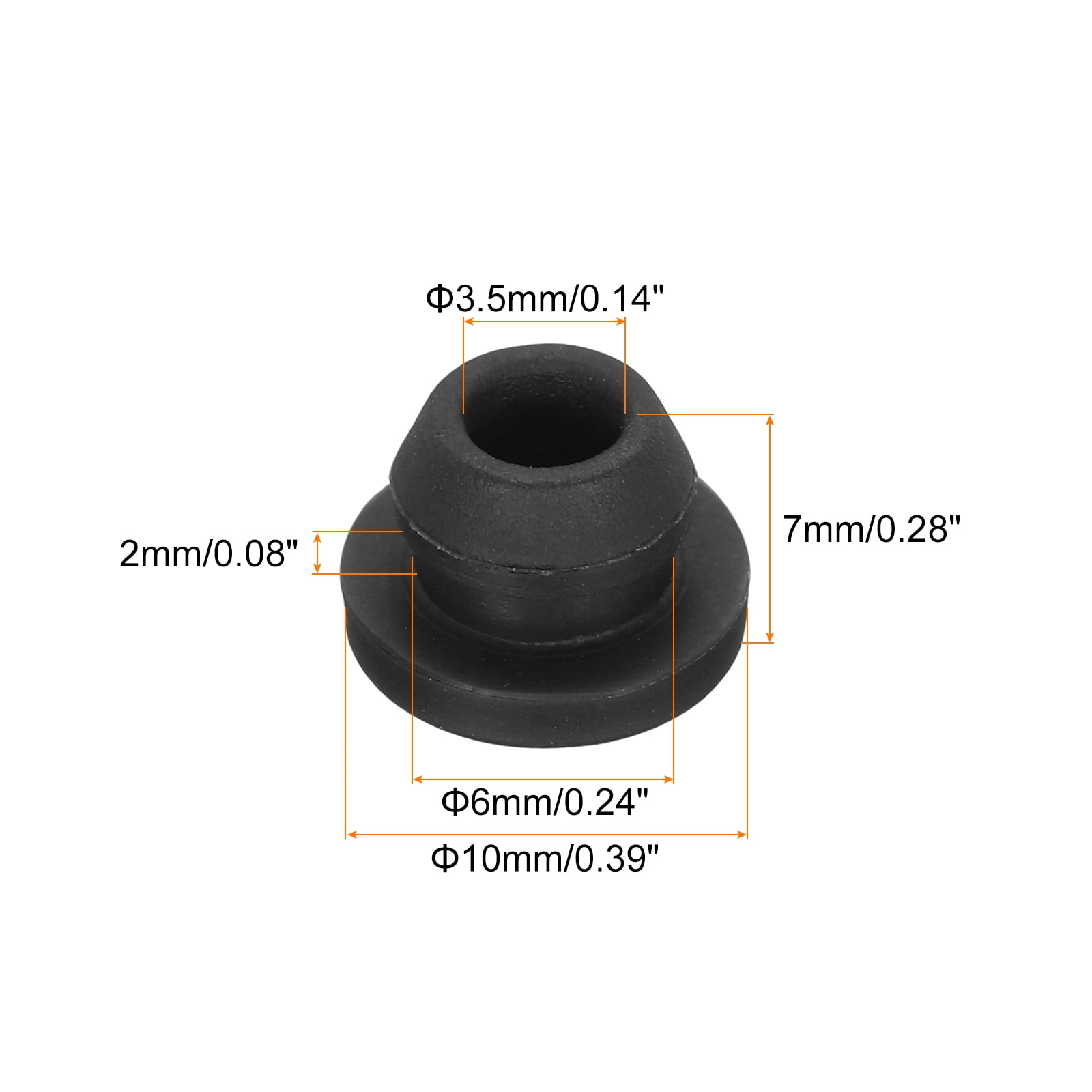 Rubber grommet plug discount