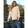 thumbnail image 3 of Womens Oversized Sweatshirts Hoodies Crewneck Shirts Fall Outfits Teen Girls Y2k Winter Clothes  L, 3 of 5