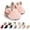 A-pink, variant on Infant Baby Boys Girls Slippers Cozy Fleece Booties Soft Bottom Warm Cartoon Socks Newborn Crib Shoes