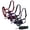 Purple, variant on 3-Ply Nylon Diamond Print Horse Halter w/ Matching Lead (Purple)