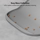 thumbnail image 5 of Tapete de Silicona PETLIBRO Gris Seguridad Impermeable contra Derrames para Gatos, 5 of 8