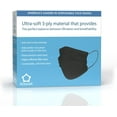 thumbnail image 4 of 125-Pack Litepak Disposable Face Masks Premium Comfort Earloops with Dispenser Box (Black), 4 of 8