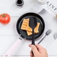thumbnail image 2 of Food Grade Silicone Rubber Spatula Set for Kitchen Baking,Cooking,and Mixing High Heat Resistant Non Stick Dishwasher Safe BPA-Free Black Set of 6, 2 of 7