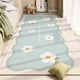 thumbnail image 1 of La alfombra de la sala de estar es geométricamente buena para uso doméstico, el dormitorio está cubierto con tapetes y la alfombra de la mesita de noche se usa como tapete., 1 of 2