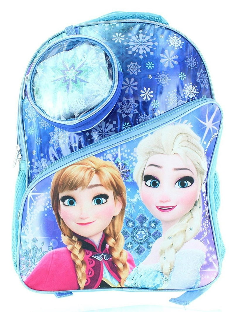 バッグ Disney Frozen LARGE BACPACK Disney Frozen Elsa and Anna Backpack Bag - Walmart.com