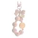 thumbnail image 1 of Llavero con cuentas, colgante de llave de coche de dibujos animados, pulsera portátil, llavero para fiesta de niñas Blanco, 1 of 9