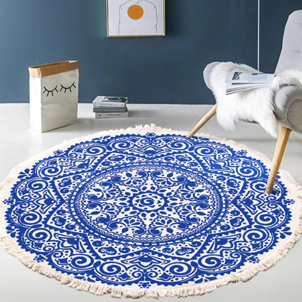 Kitchen Living Room Bedroom Mat Bathroom Rug Throw Rug Boho round Rugs