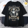 thumbnail image 2 of Camiseta de Disney con estampado de pesadilla antes de Navidad para mujer, ropa de calle gótica de manga corta, camiseta holgada Retro gótica Unisex Y2K, 2 of 4