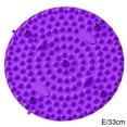 thumbnail image 4 of Foot Massage Acupressure Mat Muscle Relaxation Acupuncture Mat Pilates Fitness Round Accessories Foot Training Mat Workout Yoga, 4 of 7