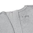 thumbnail image 5 of Special Needs Clothing Adaptive Bodysuit For Adults, Zip back Short Sleeve Short Leg Jumpsuit, By Kaycey, Grey, X Large, 5 of 5