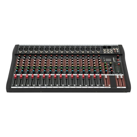 16 Channel Professional Powered Mixer Power Mixing  16 DSP USB