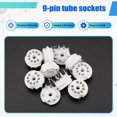 thumbnail image 4 of 10PCS 9Pin Ceramic Vacuum Tube Socket for 12AX7 12AU7 Silver-Plated, 4 of 5