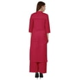 thumbnail image 4 of Bimba Traditional Indian Solid Dress For Women Indian Ethnic Kurta And Pants Palazzo Set, 4 of 7