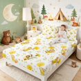 thumbnail image 3 of Erosebridal Mouse King Sheets for Girls, Dandelions Bedding, 4 Pieces 1 Flat Sheet 1 Fitted Sheet and 2 Pillowcases, 3 of 6