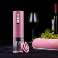 thumbnail image 6 of CHEER Electric Wine Opener with USB Rechargeable Lithium Battery with Foil Cut, Carrying Bag (Pink) 7717-1795-011, 6 of 7
