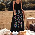thumbnail image 3 of Just The Numbers Robe Sans Manches Jupe pour Femmes Robes de Bal, 3 of 5