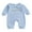 Blue, variant on Spewahor Infant Baby Boy Girl Fall Sweatshirt Romper 0 3 6 12 18 Months Duck Embroidered Doll Collar Long Sleeve Jumpsuit