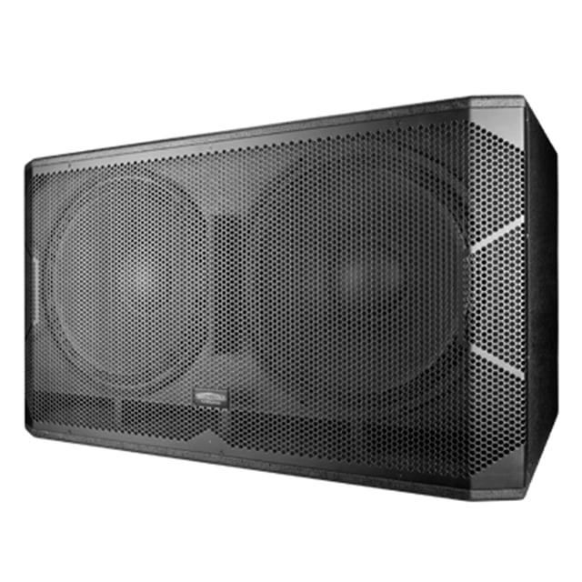 Subwoofer Amplificado Doble 18 Dsp 800w Prometheus Steelpro Color Negro