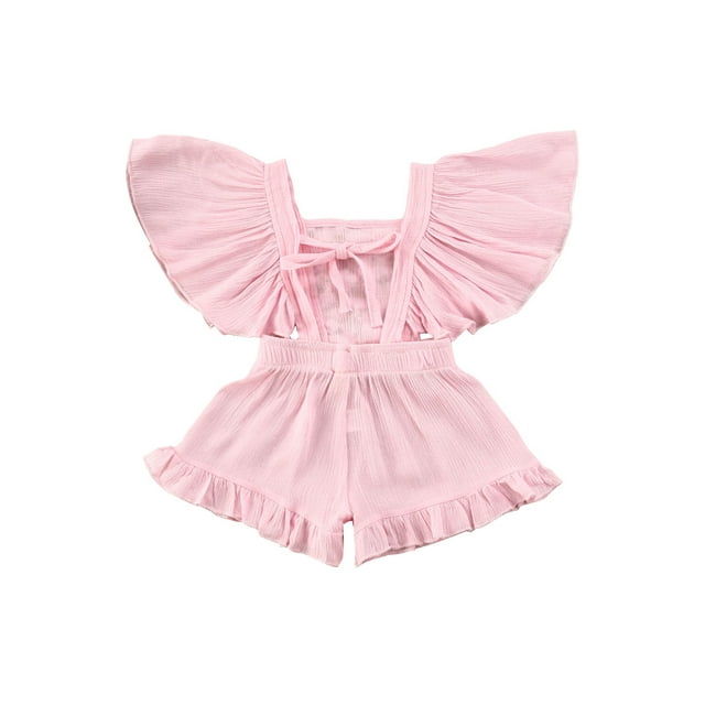 Nouvelle Barboteuse en Dentelle pour Tout-Petit Enfant Bébé Fille Combinaison Justaucorps Tenues 0-24 m
