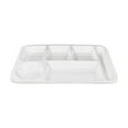 thumbnail image 1 of Commercial Grade Fast Food Trays Imitation Porcelain Compartment Plates For School And Institutional Cafeterias Durable Tableware, 1 of 4
