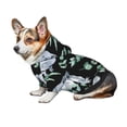 thumbnail image 6 of Goofa Cartoon Koala Bear Pattern Small Dog Sweater Hoodies Pet Grey Hooded Soft Fleece Sweatshirts with Pocket Fall Winter Puppy Cat Sweaters Warm Clothes-Large, 6 of 8