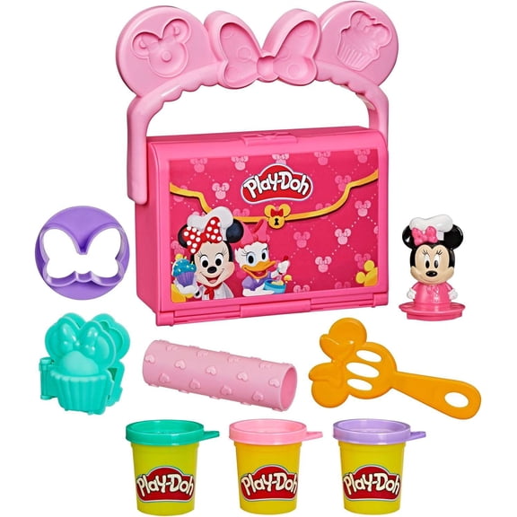 Play-Doh Disney Junior On-the-Go Bakery Playset with Minnie, Kids Arts & Crafts 2