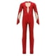 thumbnail image 5 of Mono de gimnasia brillante para niños y niñas, Ropa de baile para gimnasia, mono de patinaje artístico artístico de malla con abertura en la espalda de manga larga, 5 of 5