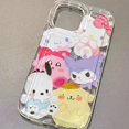 thumbnail image 3 of Kuromi-funda transparente de Hello Kitty para iPhone, carcasa trasera a prueba de golpes para modelos 15, 14, 13, 12, 11 Pro Max, XR, XS, X, 8, 7, 6, 6S Plus, SE 2020, 3 of 5