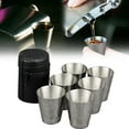 thumbnail image 2 of 1 Cup Sleeve, 6 Cups Clearance! 6 Pack Stainless Shot Cups 2 Oz Shot Glass Metal Barware Drinking Tumbler for Home Restaurant Tequila Liquor Water Bar Silver, 2 of 9