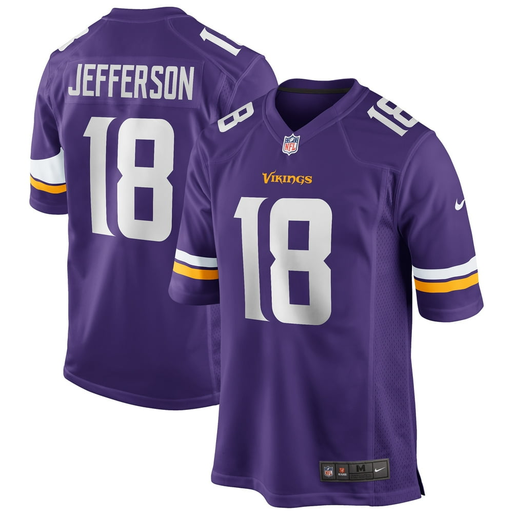 Justin Jefferson Minnesota Vikings Nike Game Jersey Purple Walmart