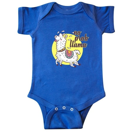 

Inktastic No Prob Llama Gift Baby Boy or Baby Girl Bodysuit